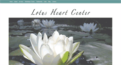 Desktop Screenshot of lotusheartcenter.com